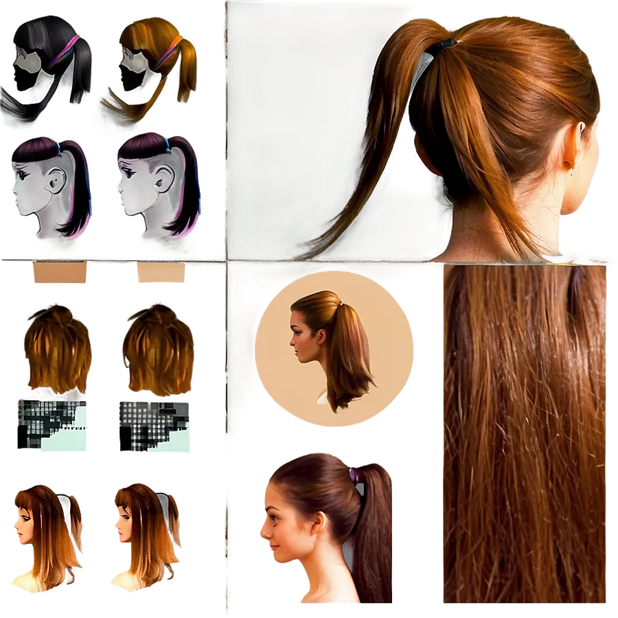 Ponytail  PNG Images