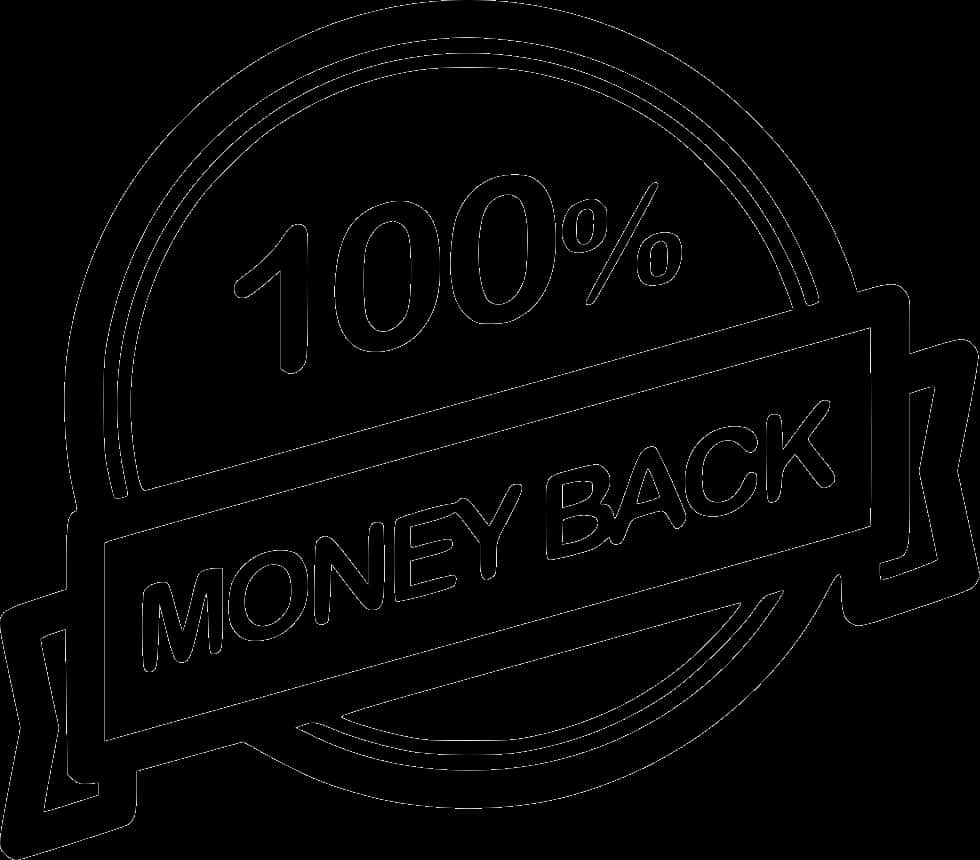 100 Percent Money Back Guarantee Stamp