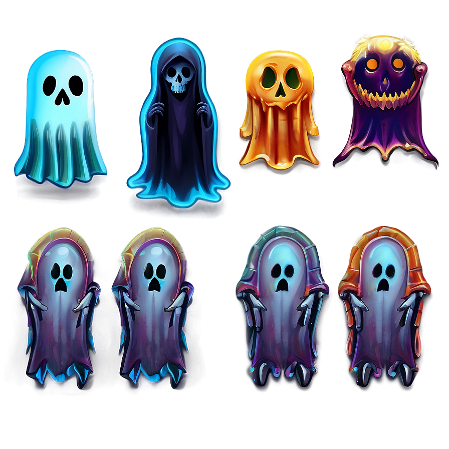 16 Bit Ghosts And Ghouls Png 06252024