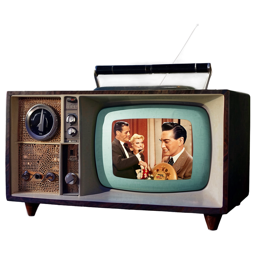 1950s Television Image Png Ddd1