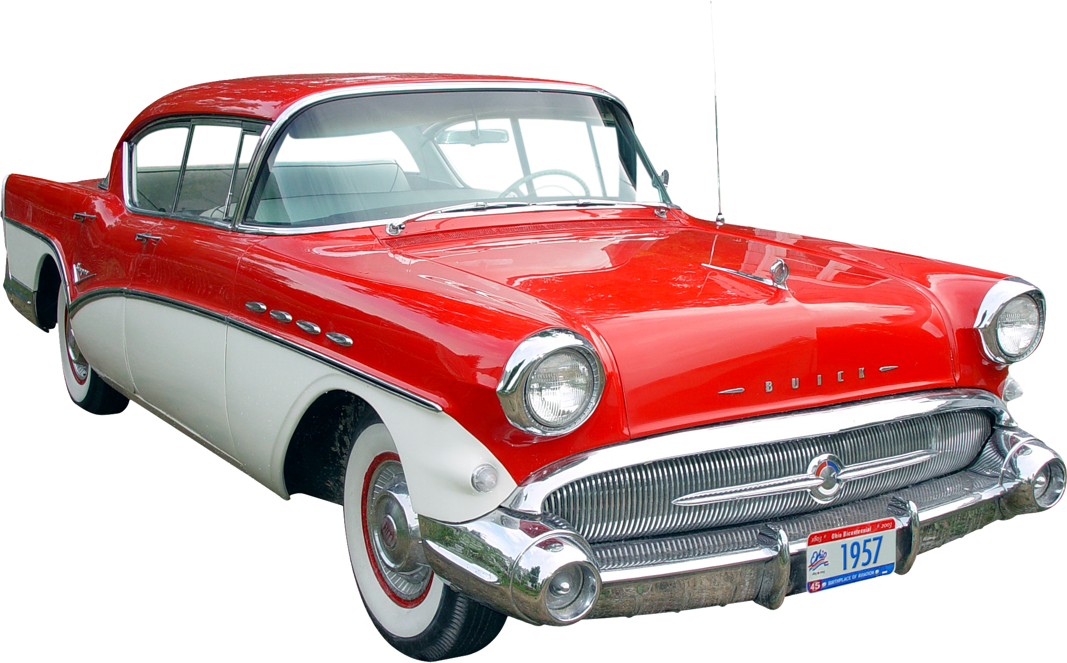 1957 Red White Buick Special Classic Car