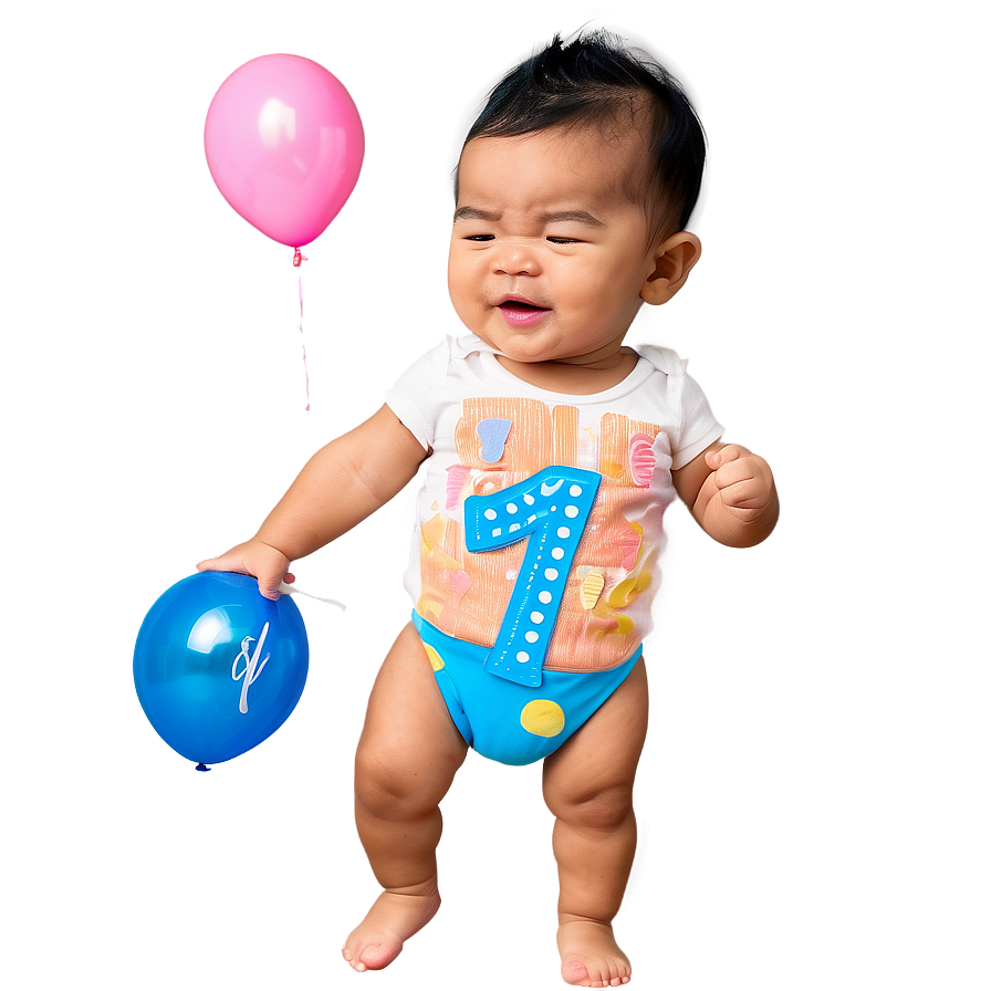 1st Birthday Cake Smash Outfit Png Mot59