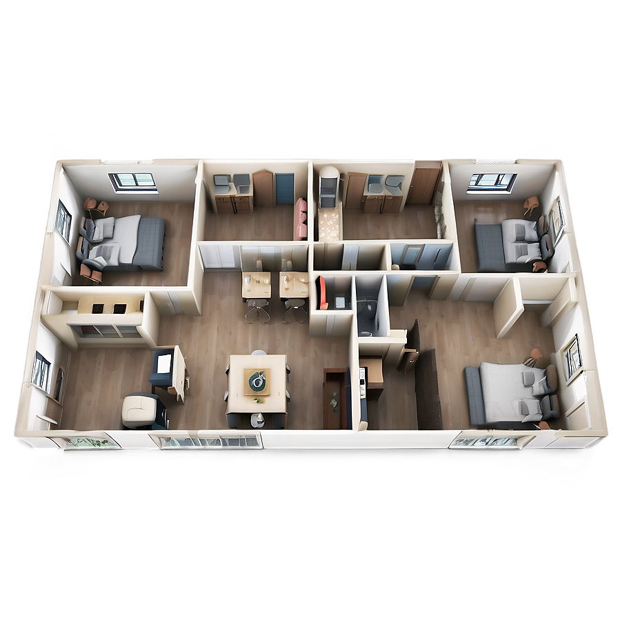 2 Bedroom Floor Plan Png Web