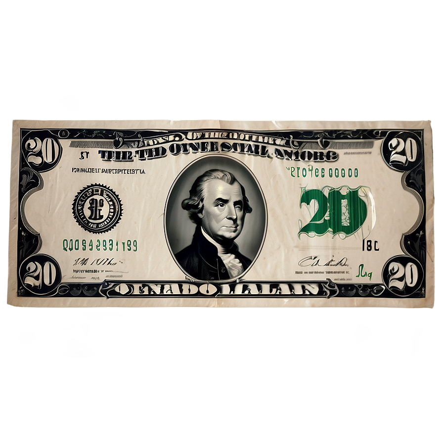 20 Dollar Bill Economic Symbol Png Kgw19