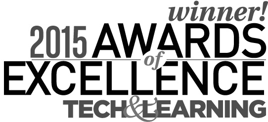 2015 Tech Learning Awardsof Excellence Winner