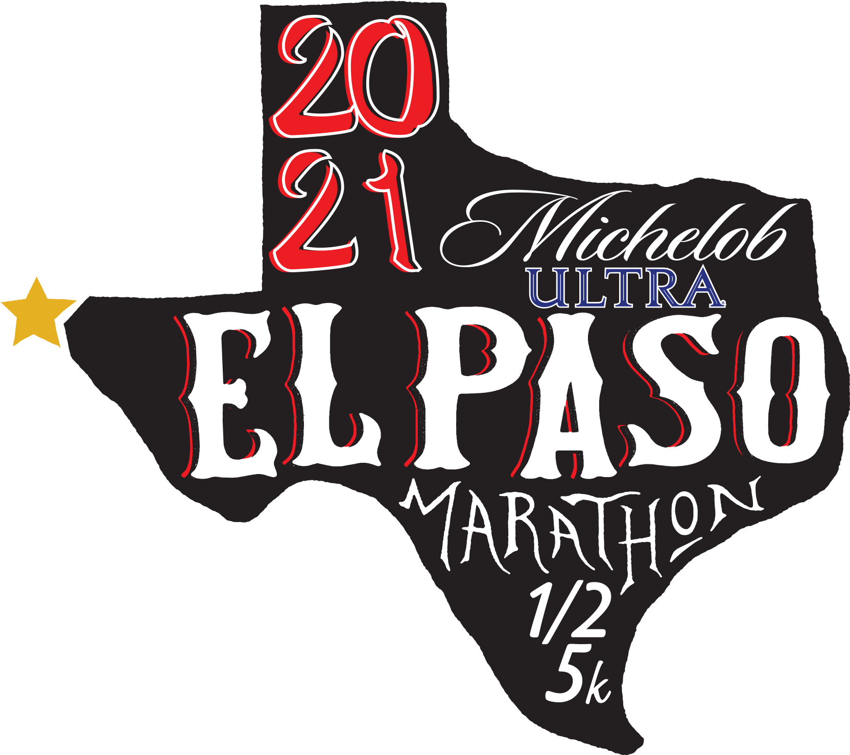 2021 Michelob Ultra El Paso Marathon Logo