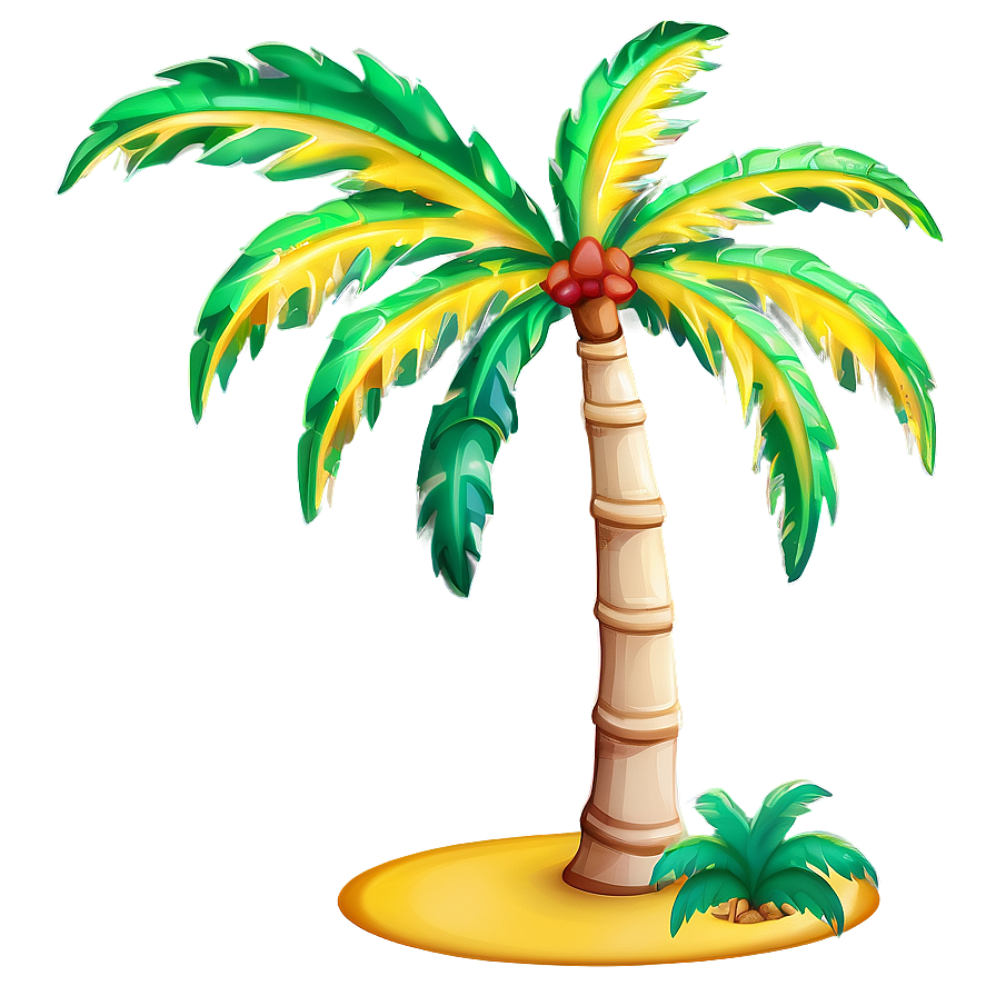 2d Palm Tree Emoji Png 11