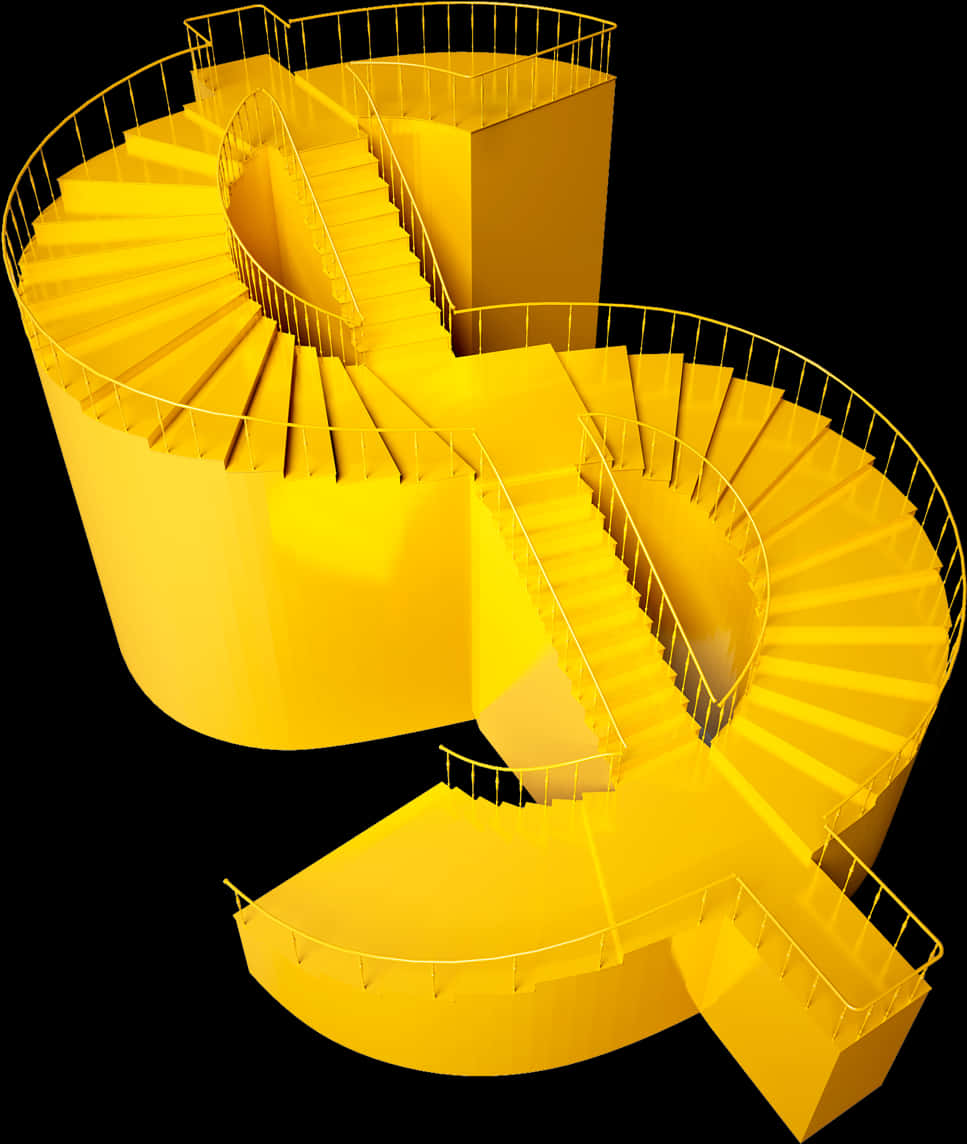 3 D Dollar Sign Staircase