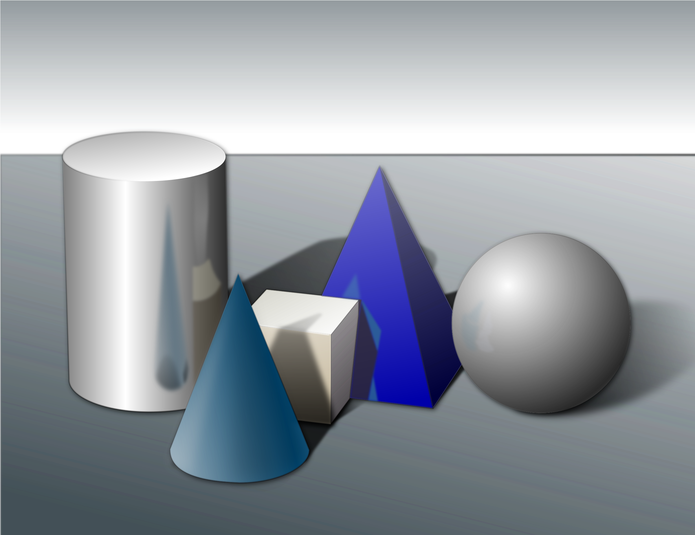 3 D Geometric Shapes Rendering