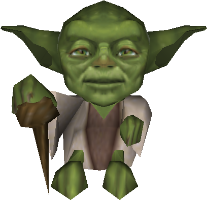 3 D Modelof Yoda