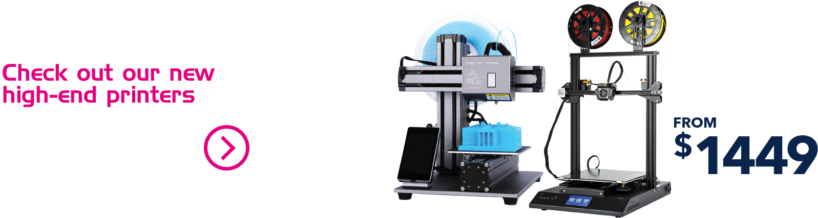 3 D Printer Workbench Essentials Ad Banner