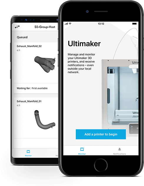 3 D Printing Queue Management App Screenshots