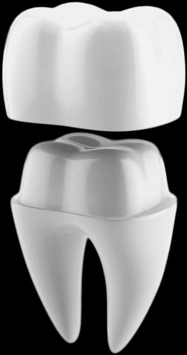 3 D Rendered Molar Tooth