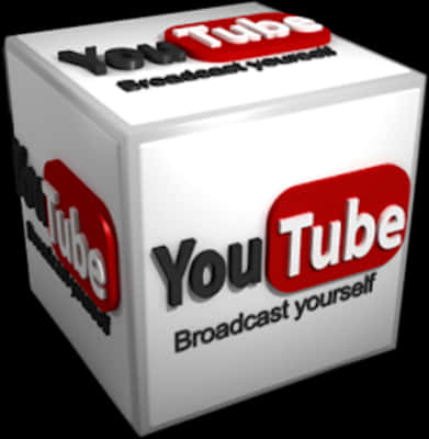 3 D You Tube Logo Cube