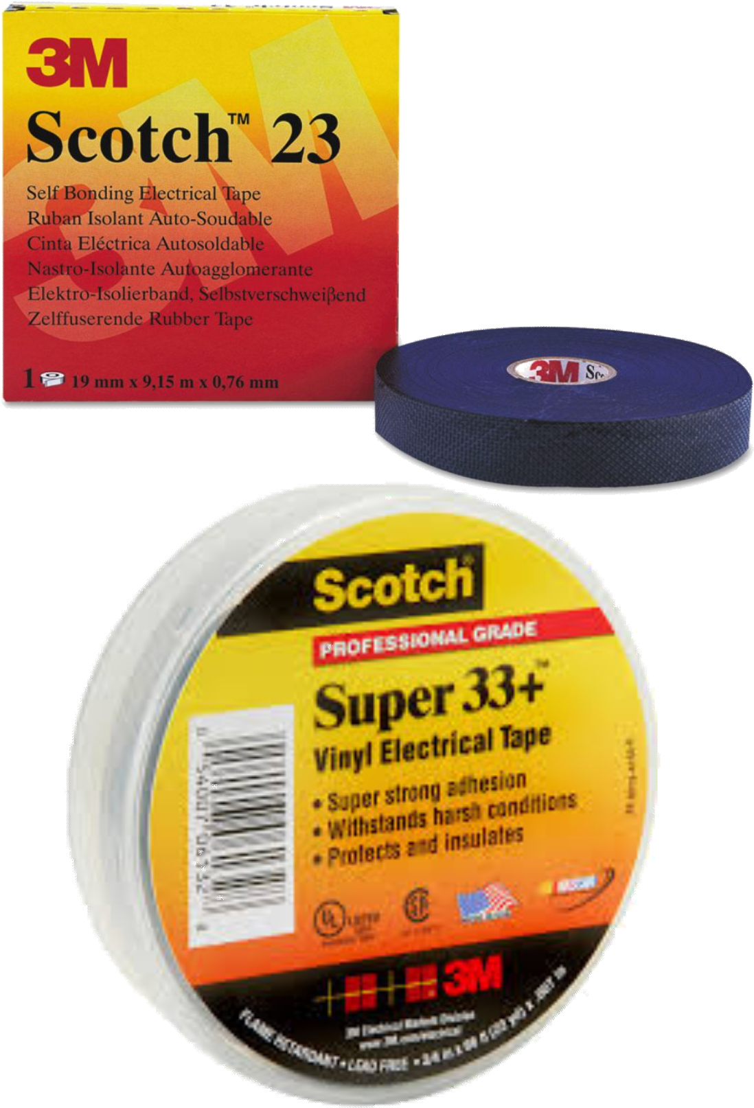 3 M Scotch Electrical Tapes