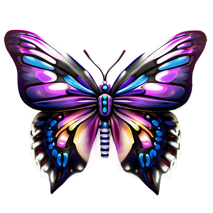 3d Butterfly In 3d Environment Png Cjc