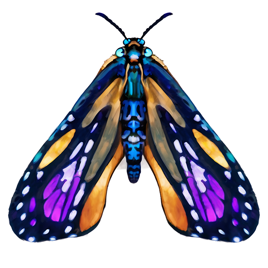 3d Butterfly In Close-up Png 06292024