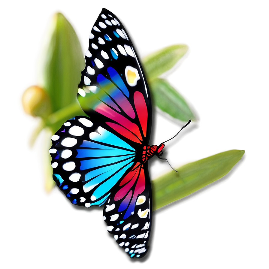 3d Butterfly In Wild Png 39