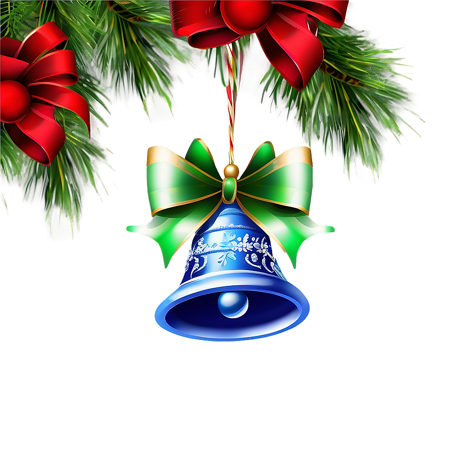 3d Christmas Bells Png Eff