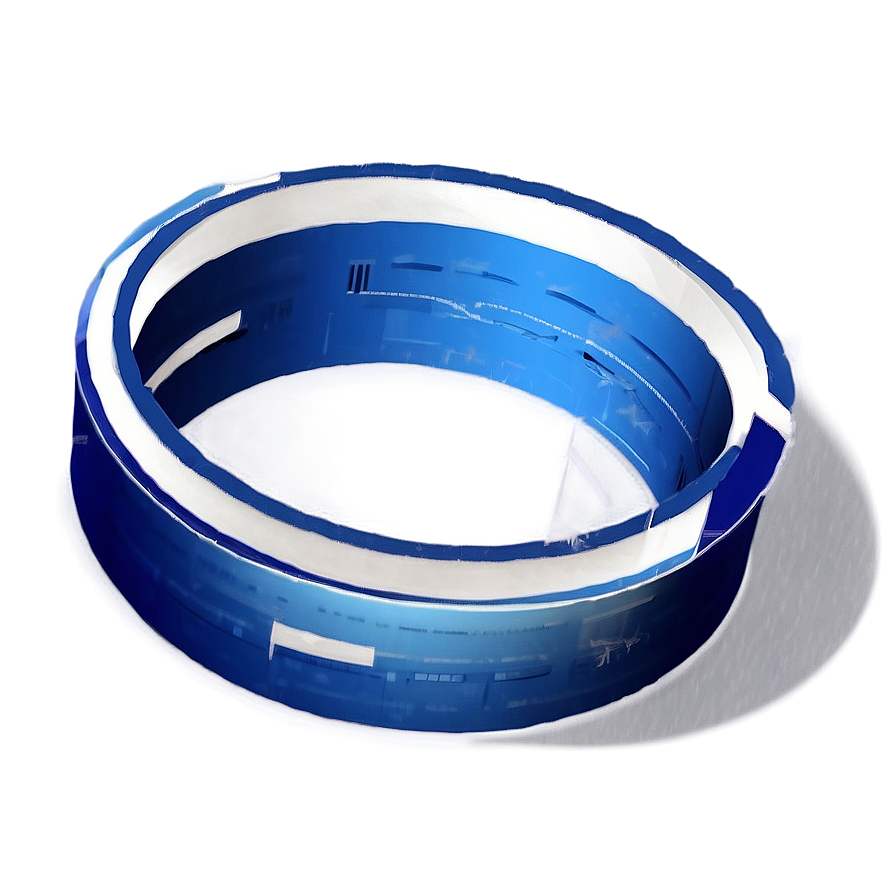 3d Circle Blueprint Style Png 94