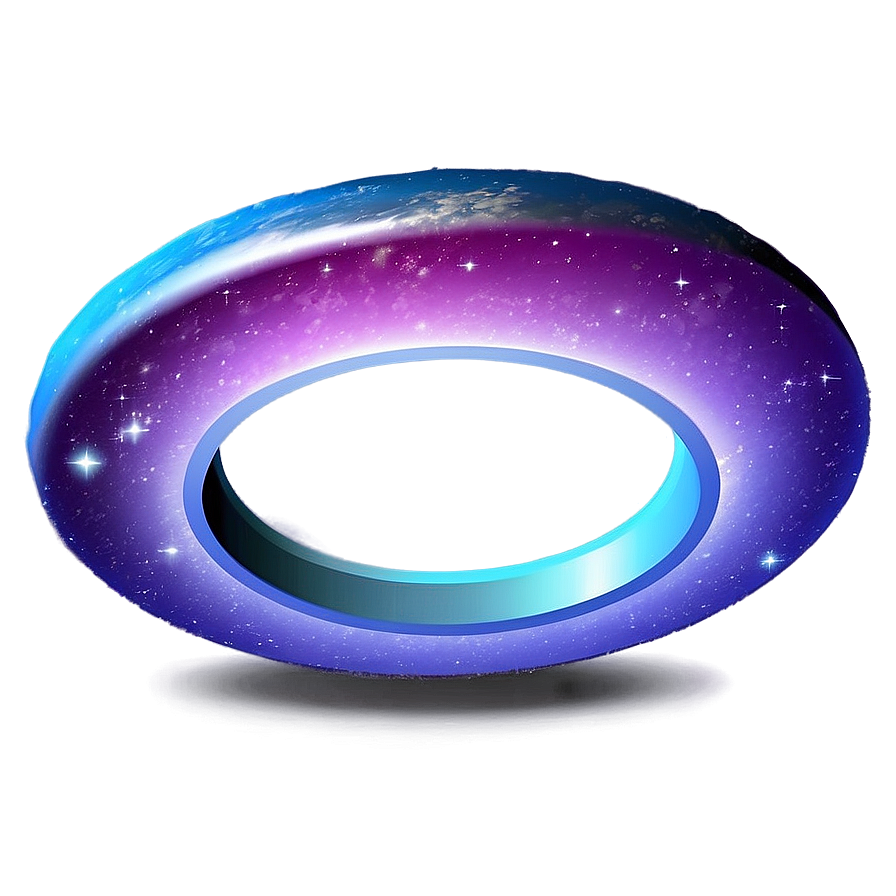 3d Circle In Space Theme Png Ked12