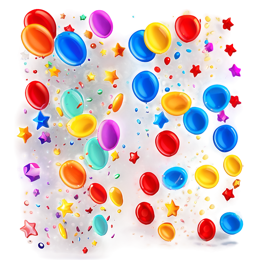 3d Confetti Png 33