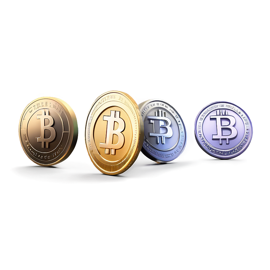 3d Crypto Coin Png 6