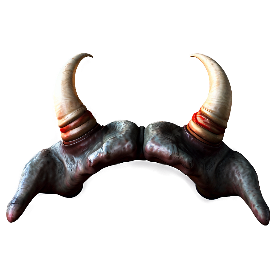 3d Devil Horns Png 05042024