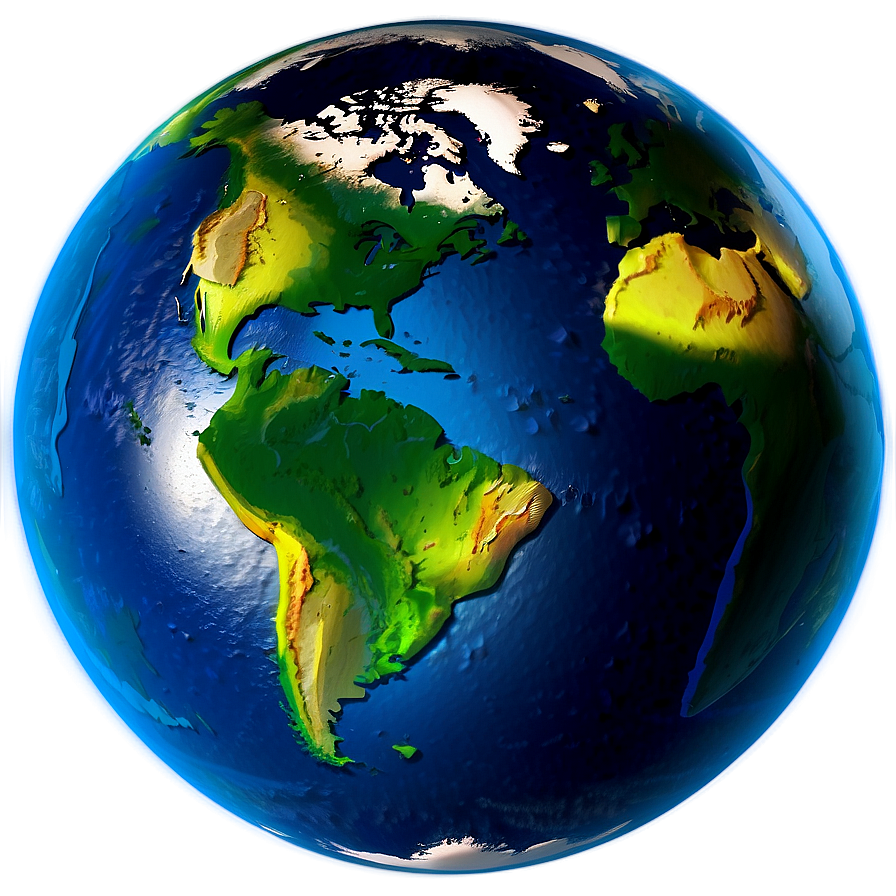 3d Earth For World Map Png 84