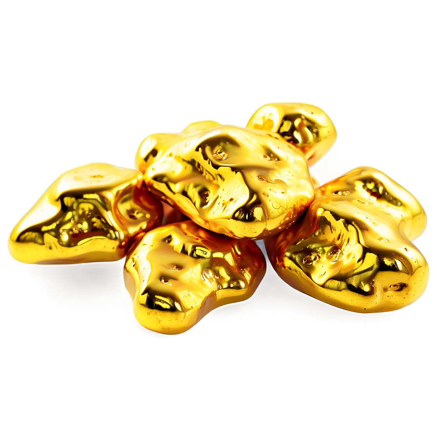 3d Gold Nugget Png 06132024