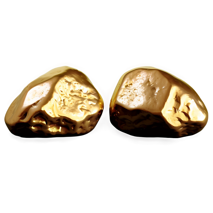 3d Gold Nugget Png Mfg