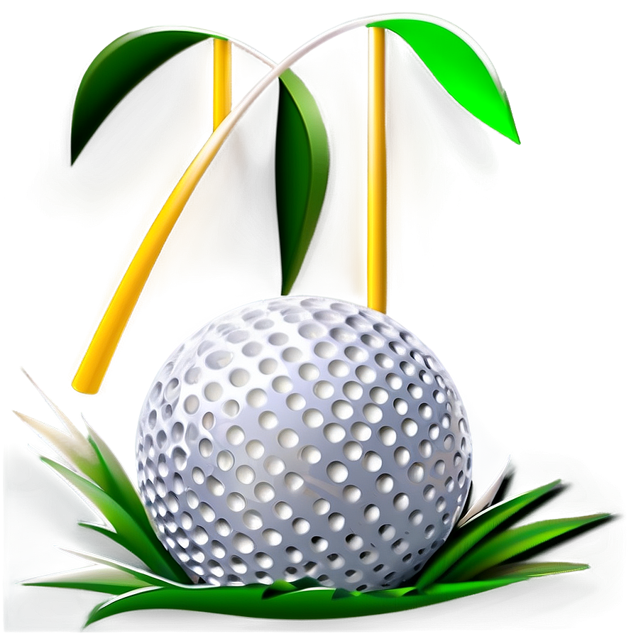 3d Golf Ball Png Ghn