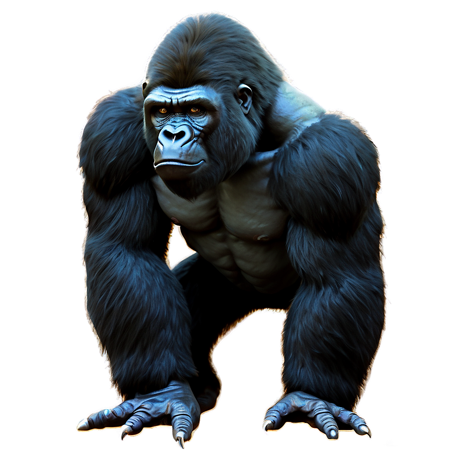 3d Gorilla Model Png 92