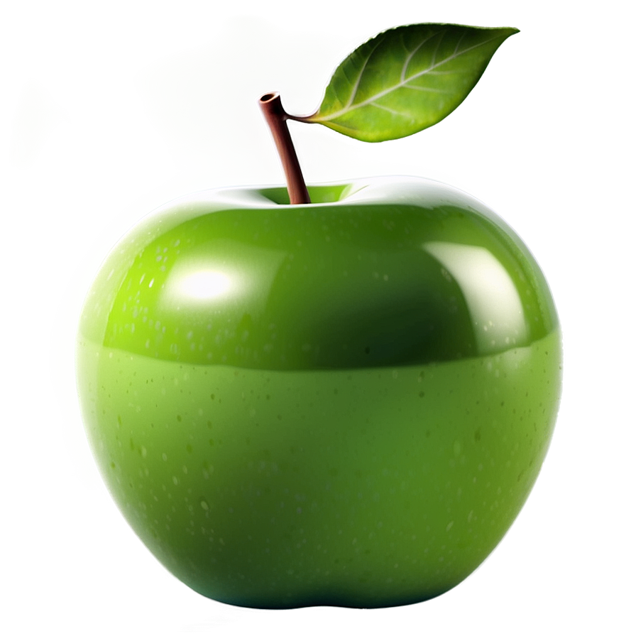 3d Green Apple Png Suo