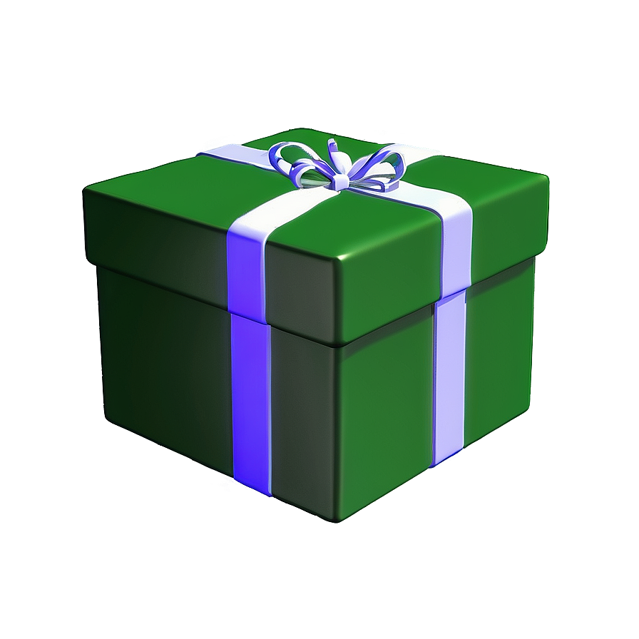 3d Green Box Model Png Eww