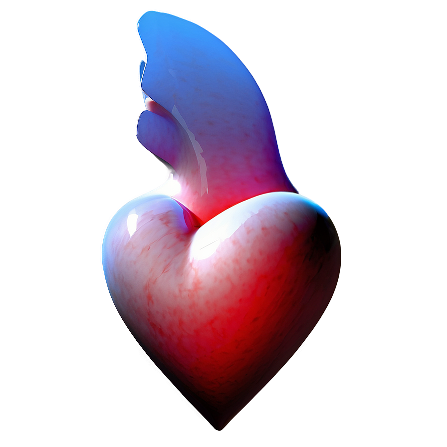 3d Heart Light Png Dpu8