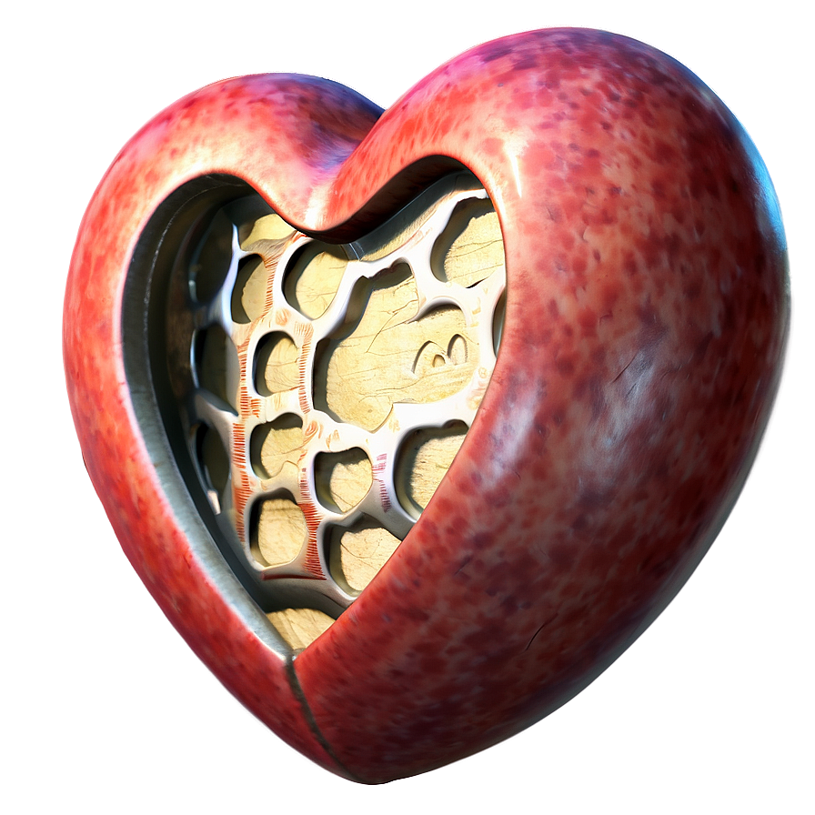 3d Heart Model Png C