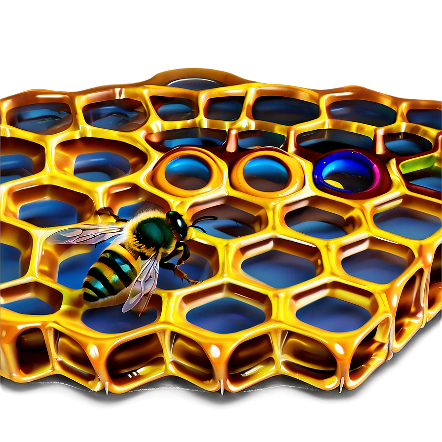 3d Honeycomb Model Png 66