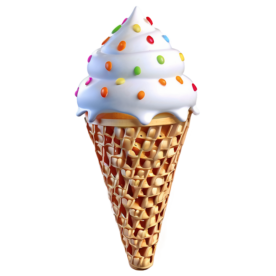 3d Ice Cream Cone Png Mui