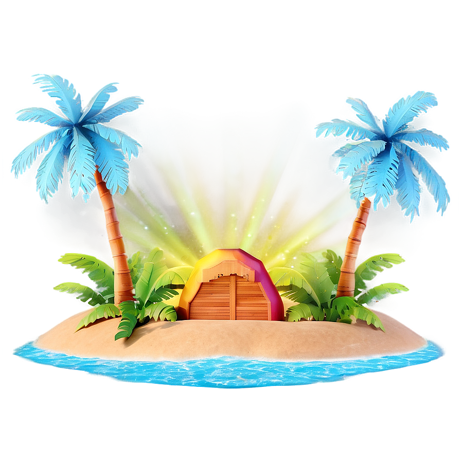 3d Island Paradise Png 05212024