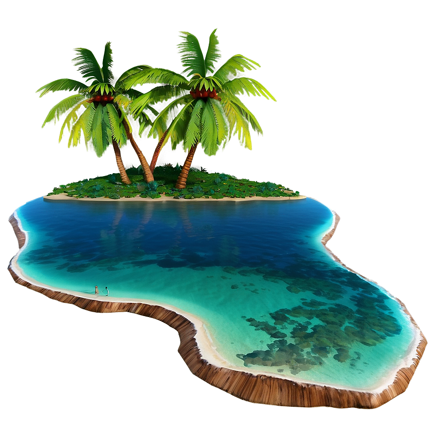 3d Island Paradise Png 05212024