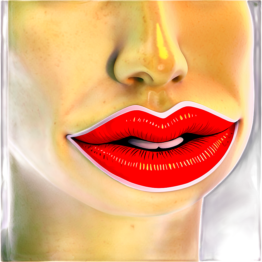 3d Kissy Lips Png Tfp32