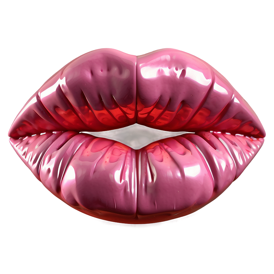 3d Kissy Lips Png Tri91