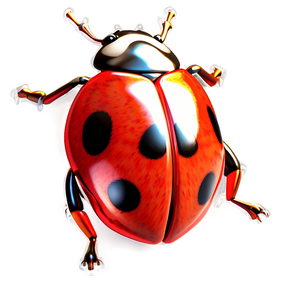 3d Ladybug Render Png Vwv25