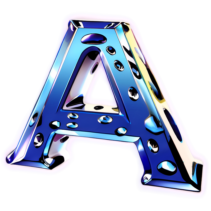 3d Letter A Graphic Png 45