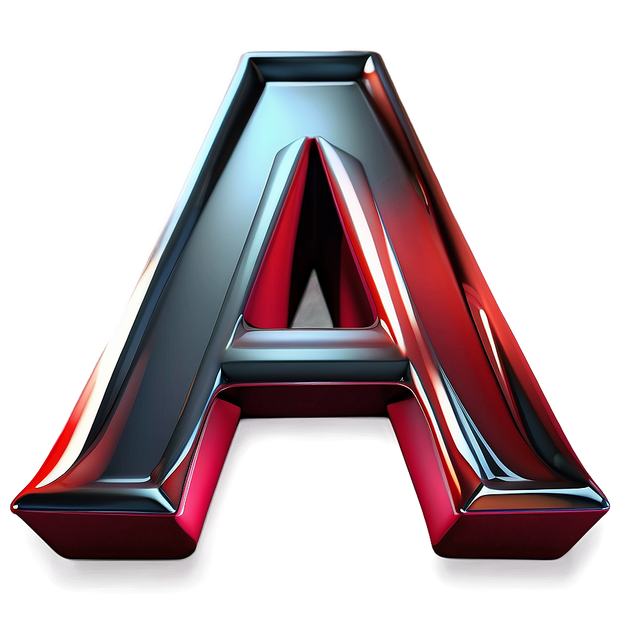 3d Letter A Graphic Png 56