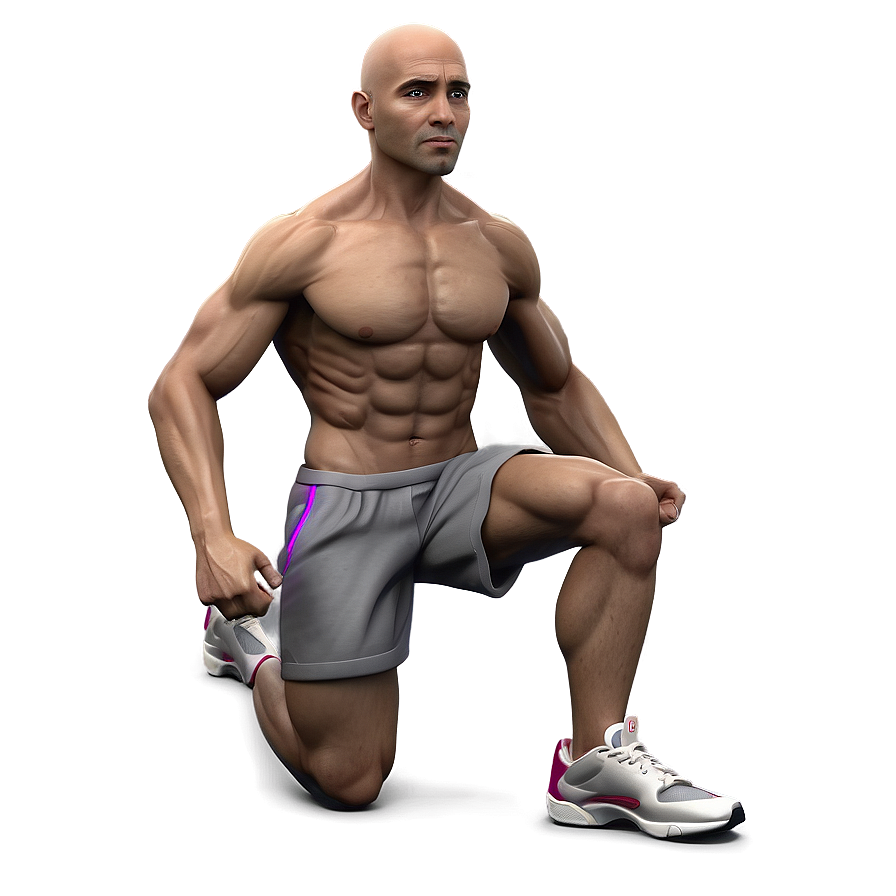 3d Man Fitness Png Goi