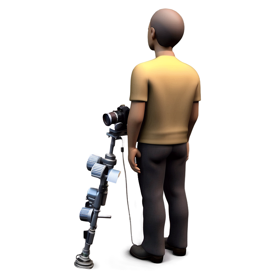 3d Man With Camera Png 06272024