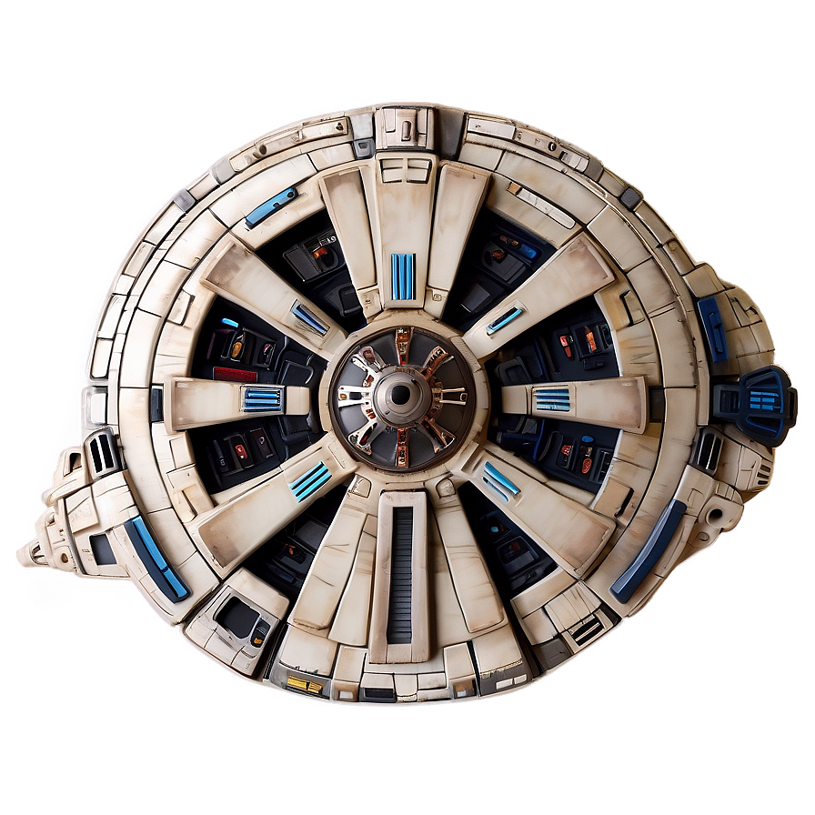 3d Millennium Falcon Png 06122024