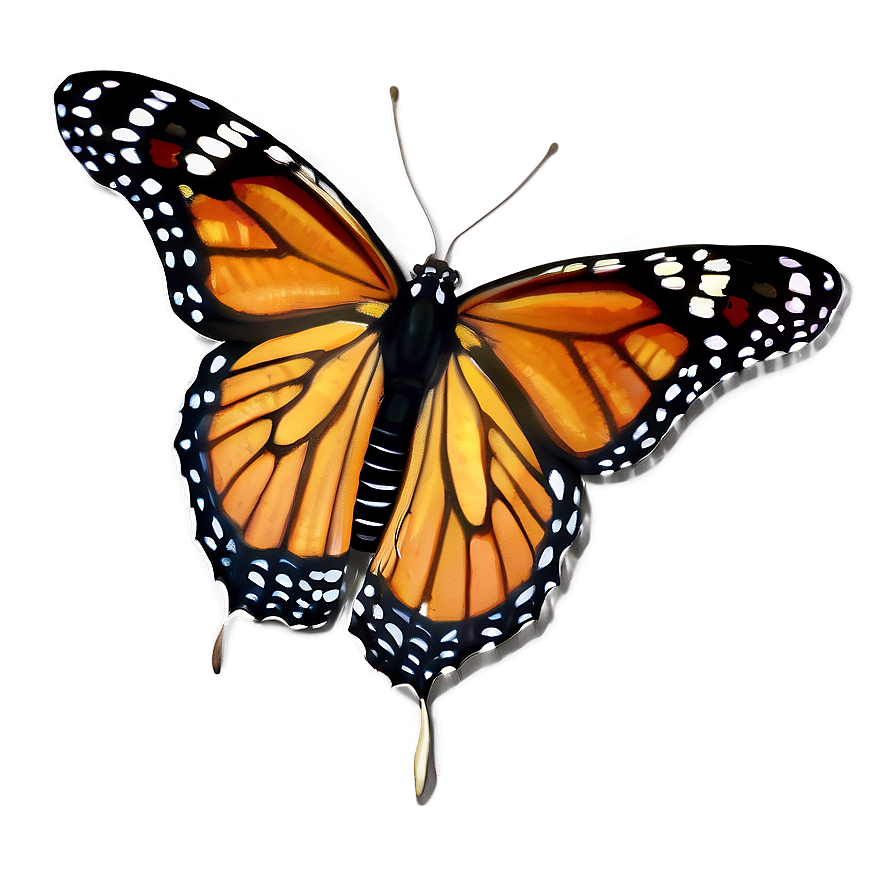 3d Monarch Butterfly Png Sxr